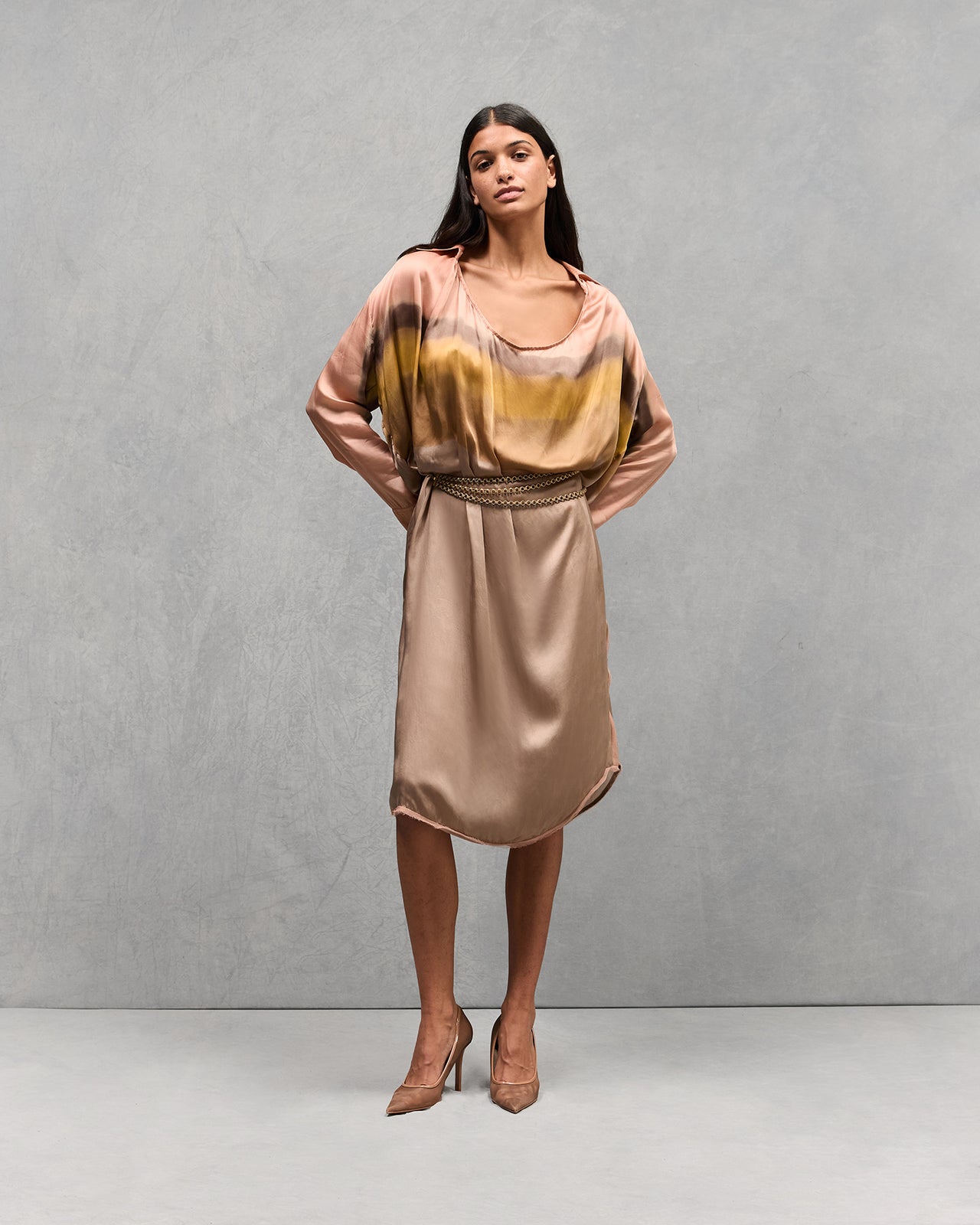 Dress Maruli - Nude - Image 1