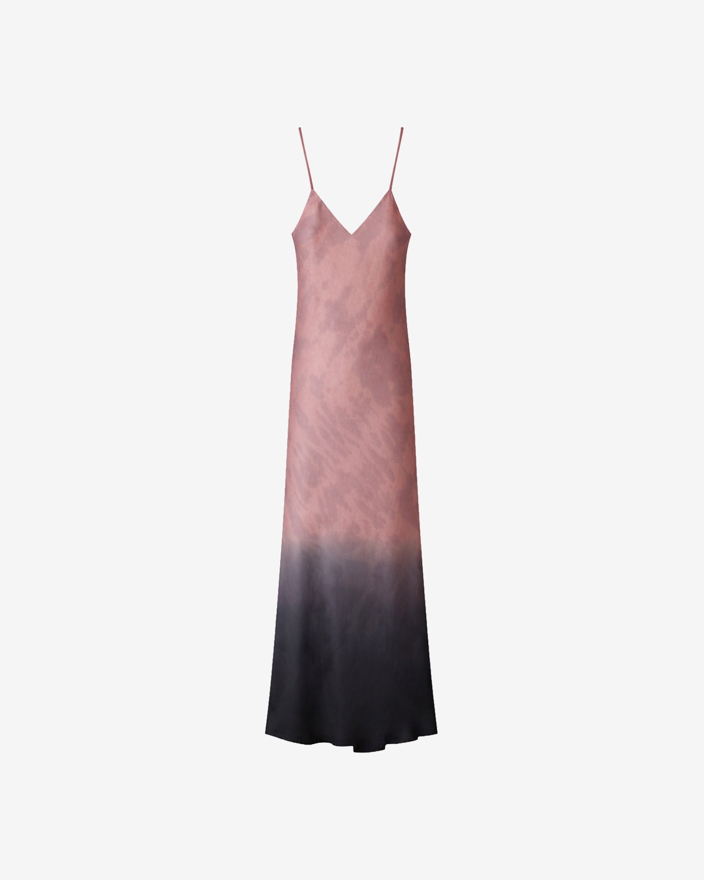 Robe Waloo - Rose : Longue robe façon lingerie en tye&dye rose Mes Demoiselles