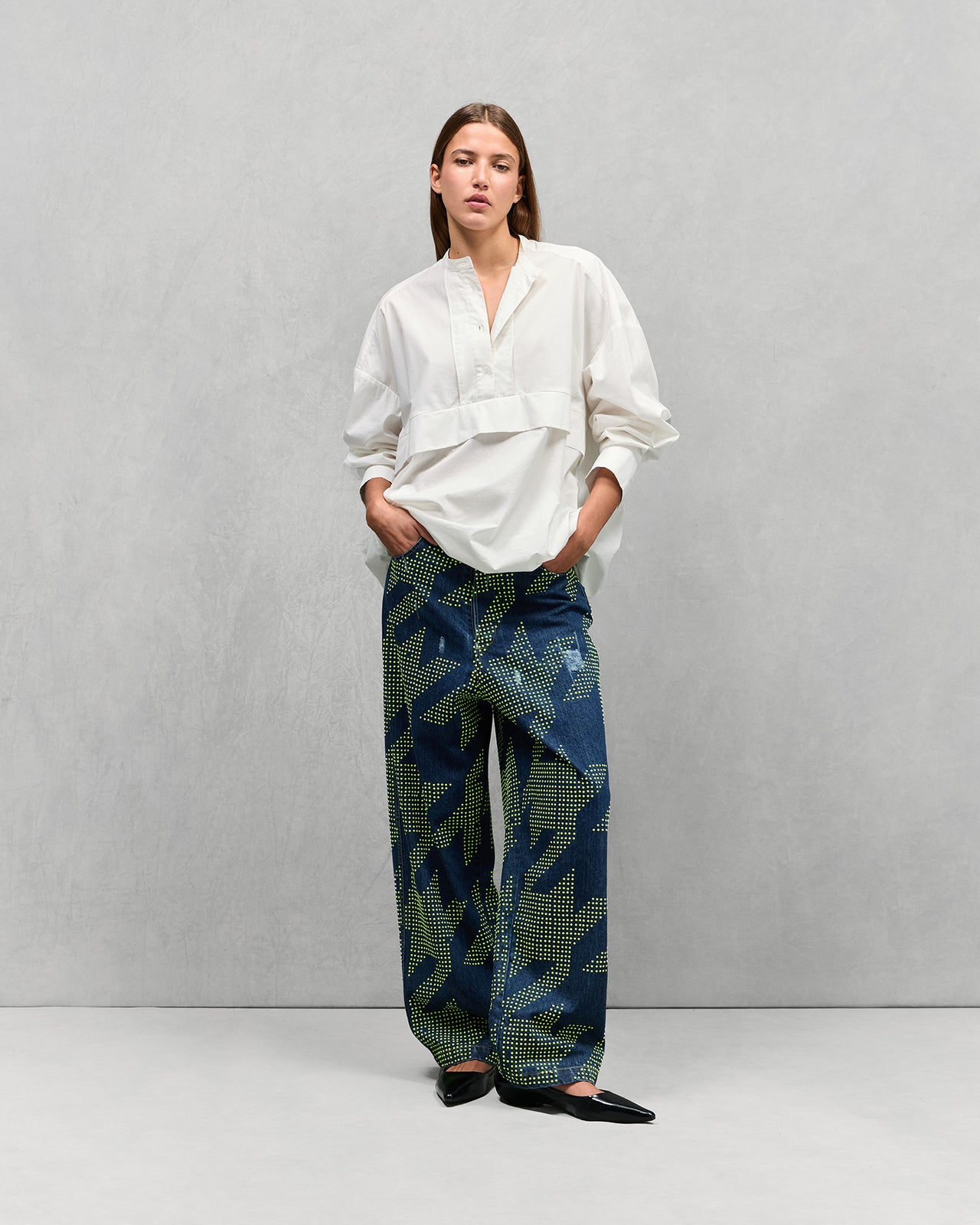 Jeans Redim - Green - Image 1