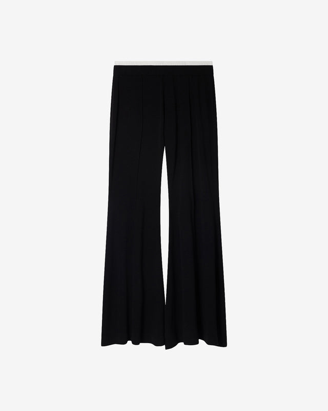 Pantalon Ibyscus - Noir : Pantalon noir élégant Mes Demoiselles - Dernière image