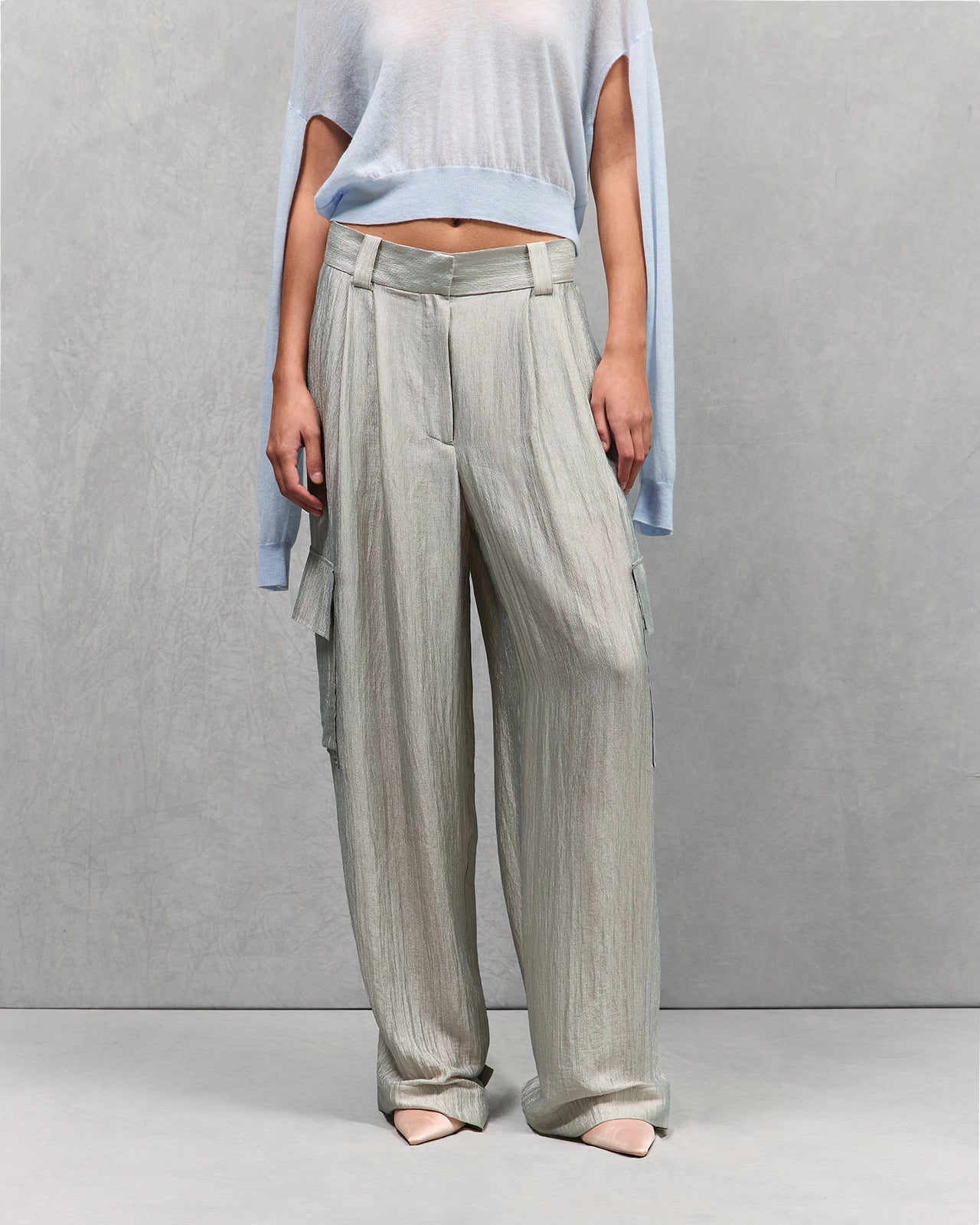 Pantalon Power - Argent - Image 1