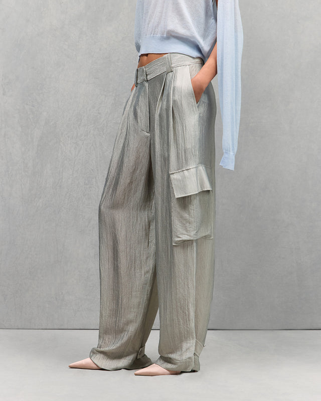 Pantalon Power - Argent - Image 2