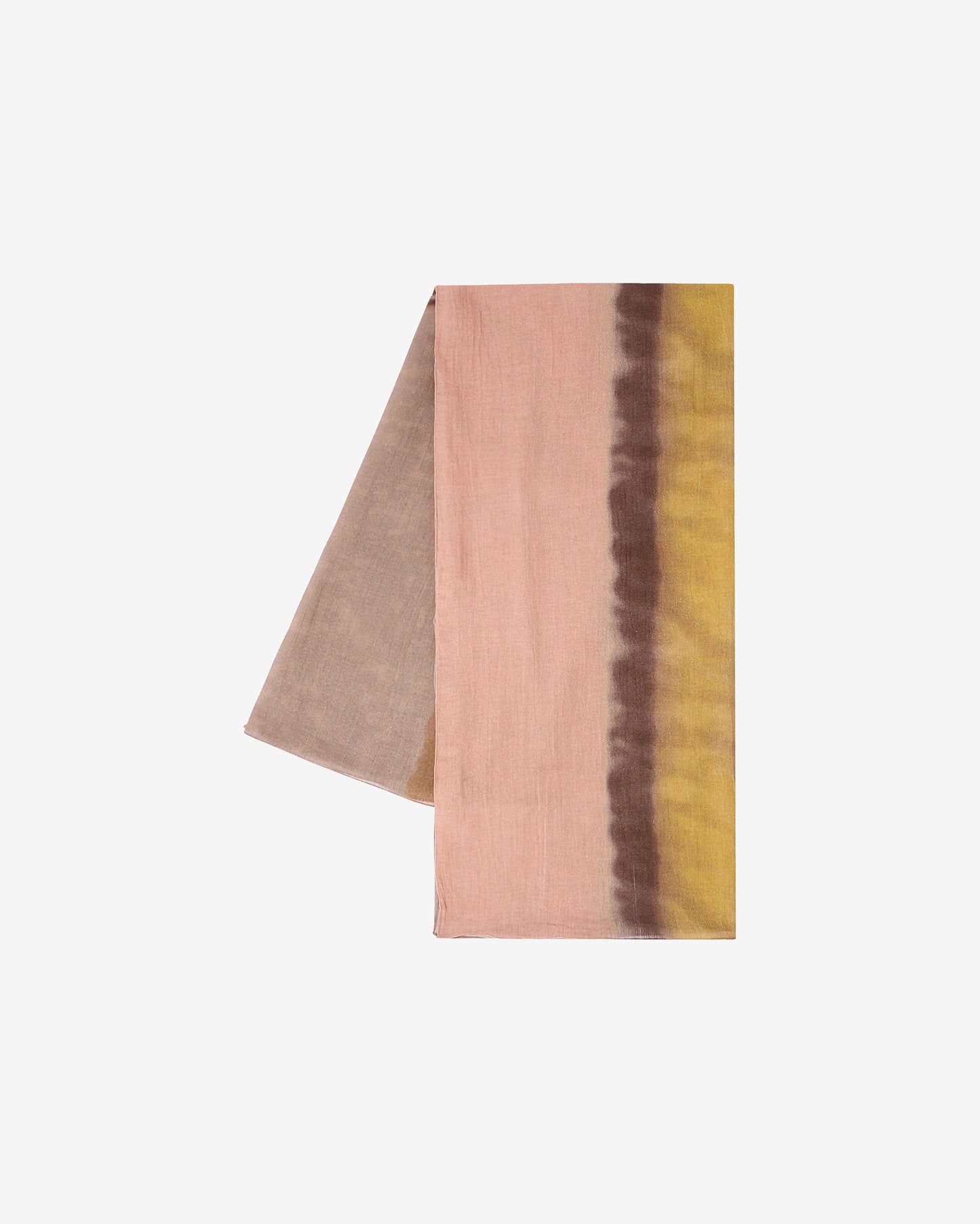 Foulard Melissa - Nude : Foulard en coton multicolore jaune et rose Mes Demoiselles