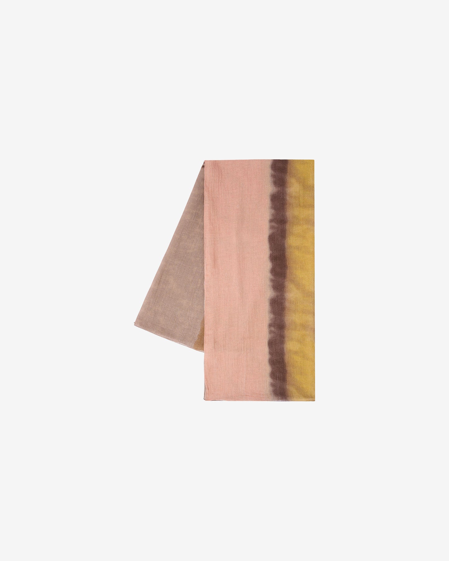 Foulard Melissa - Nude : Foulard en coton multicolore jaune et rose Mes Demoiselles