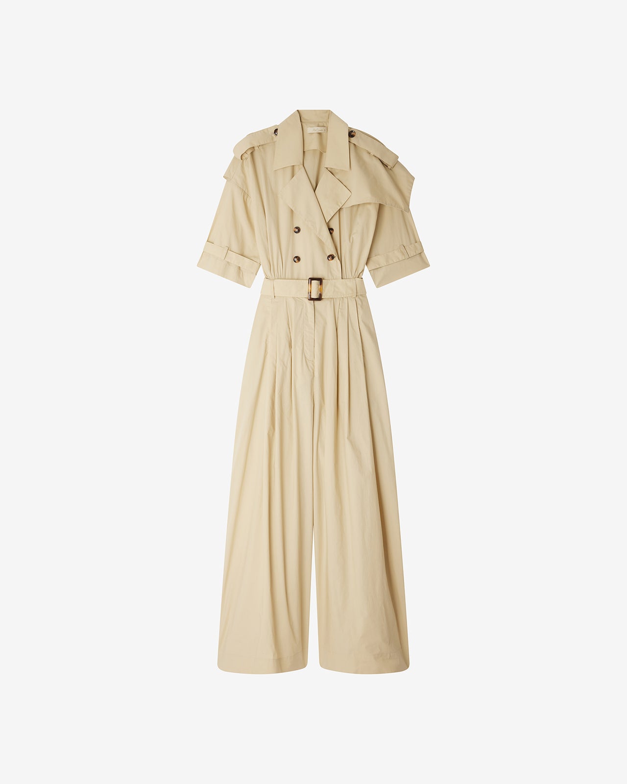 Combinaison Silvane - Beige : Combinaison pantalon beige inspirée du trench Mes Demoiselles - Image 6