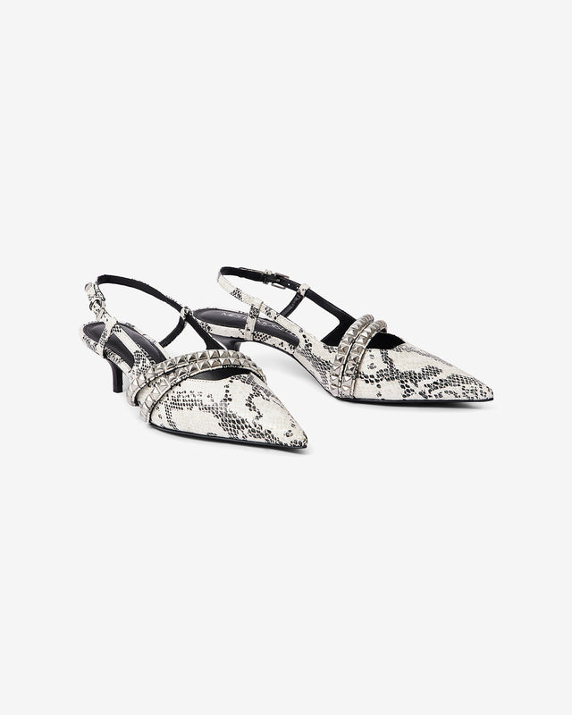 Tasha Slingbacks - Print Snake - Image 3
