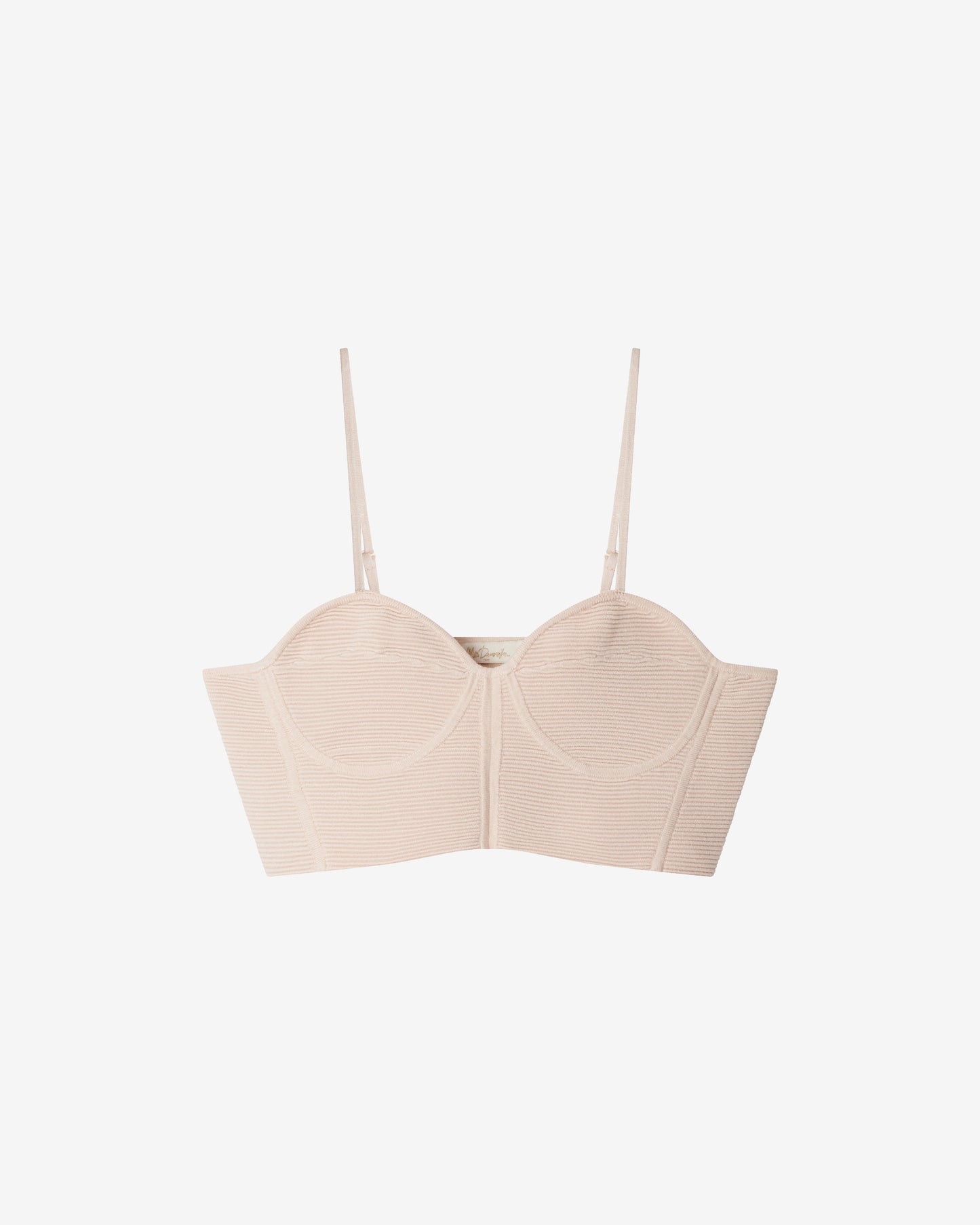 Brassière en maille stretch nude - Chemises & tops Mes Demoiselles