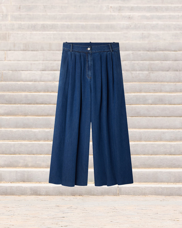 Pantalon Wallabi - Bleu-Marine - Image 1