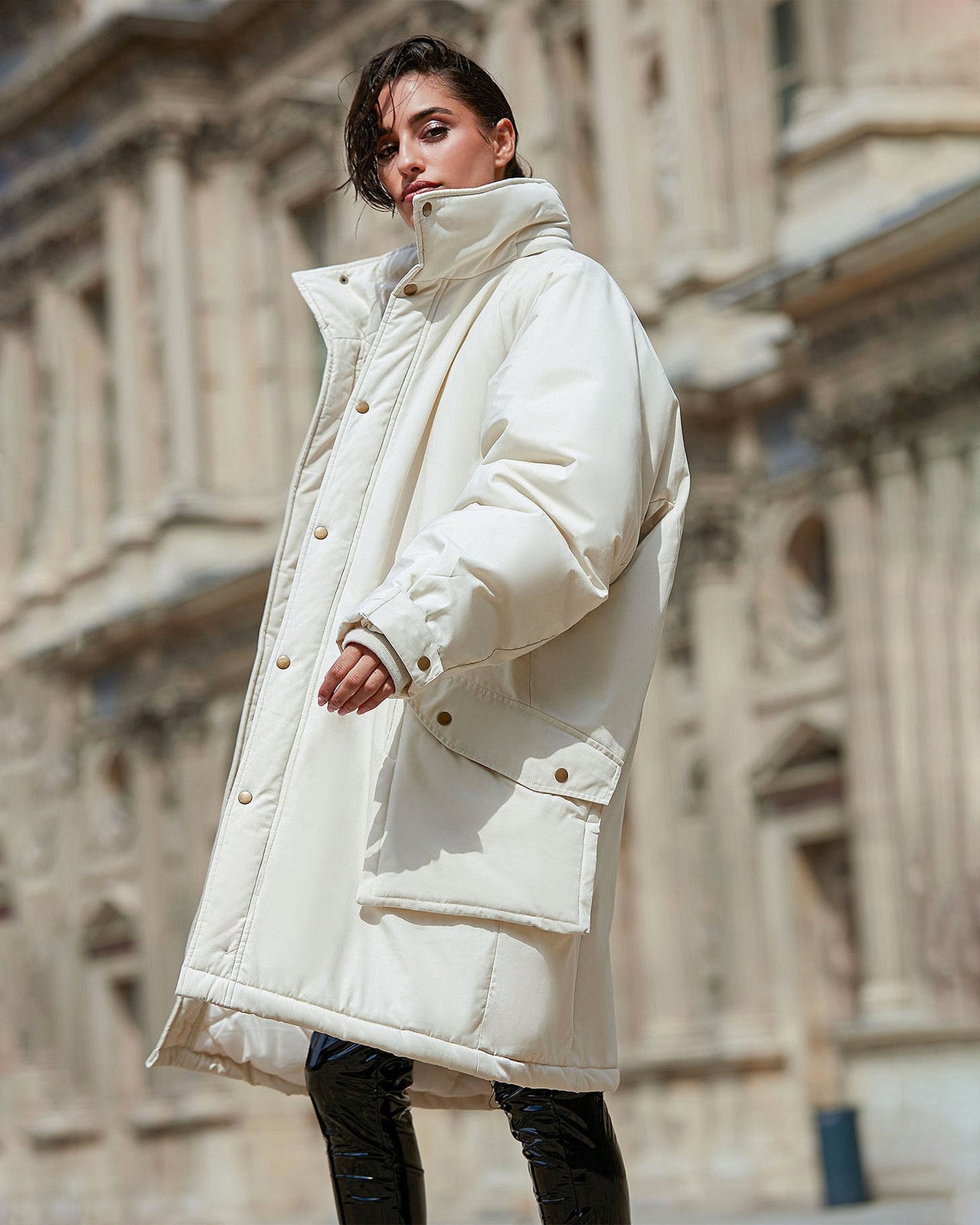 Manteau Sergeant Ivoire | Mes Demoiselles Paris - Image 4