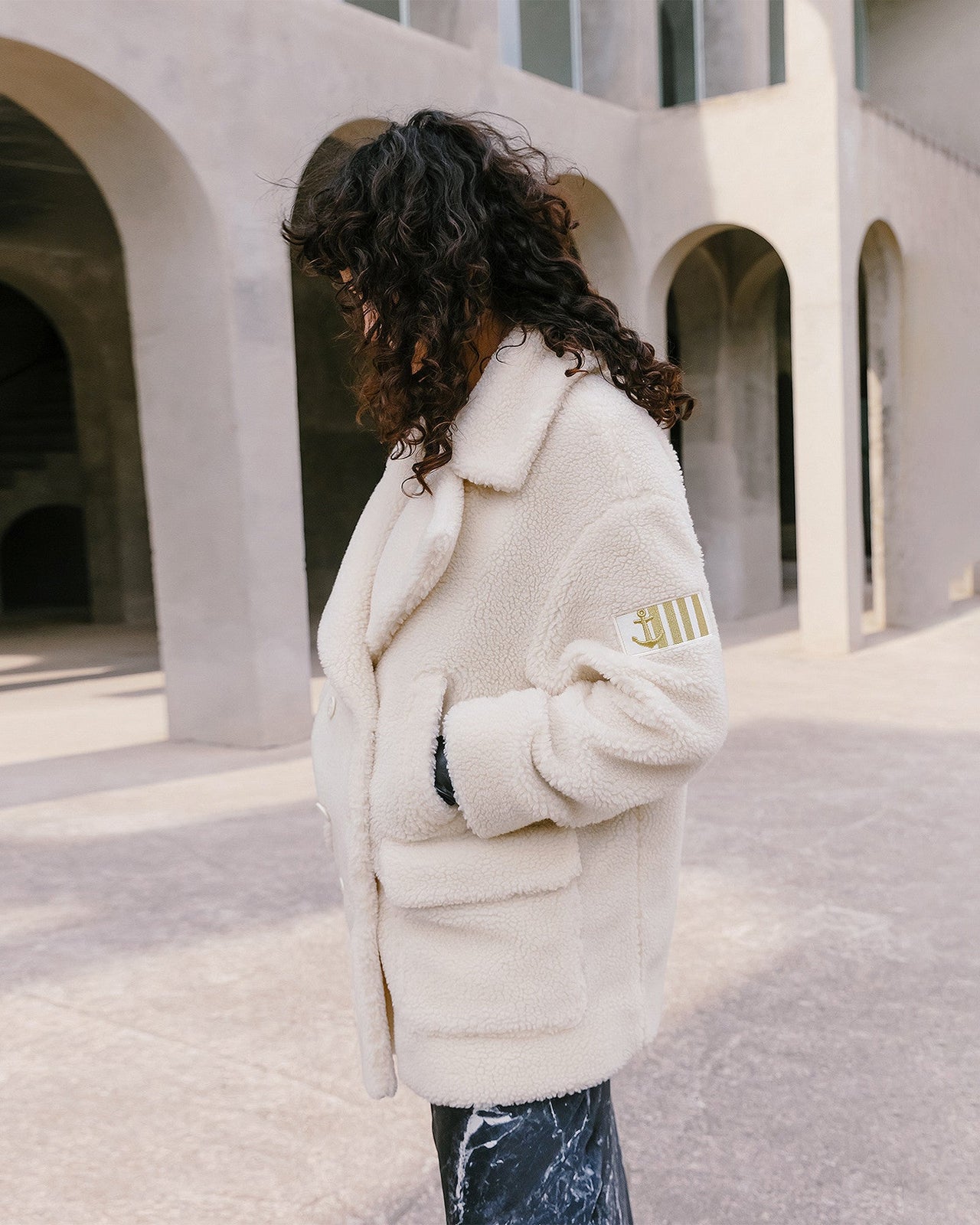 Manteau Tabarly Ecru | Mes Demoiselles Paris - Image 5