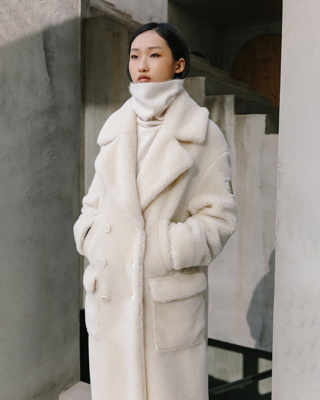 Manteau Titouan Ecru | Mes Demoiselles Paris - Image 3