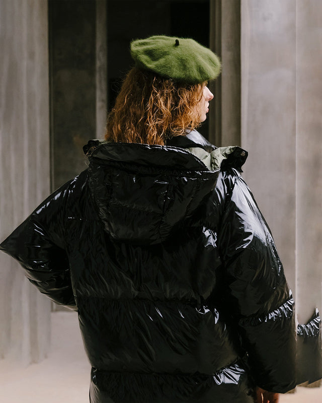 Manteau Willy Noir / Kaki | Mes Demoiselles Paris - Image 3