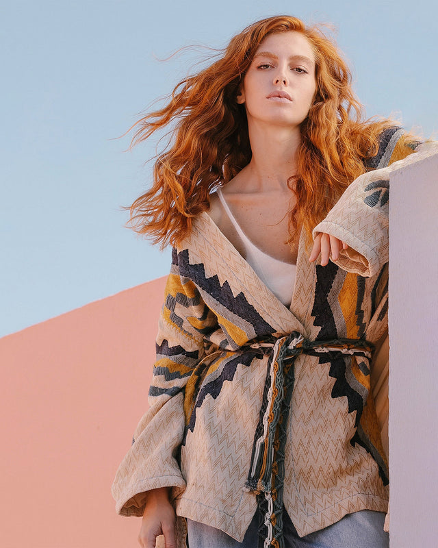 Manteau Zalla Beige | Mes Demoiselles Paris - Image 3