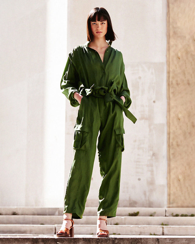 Pantalon Nyanga - Vert - Image 1