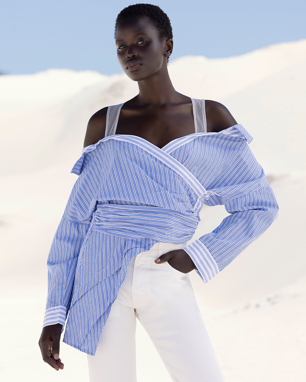 Blouse Philu - Blue - Image 5