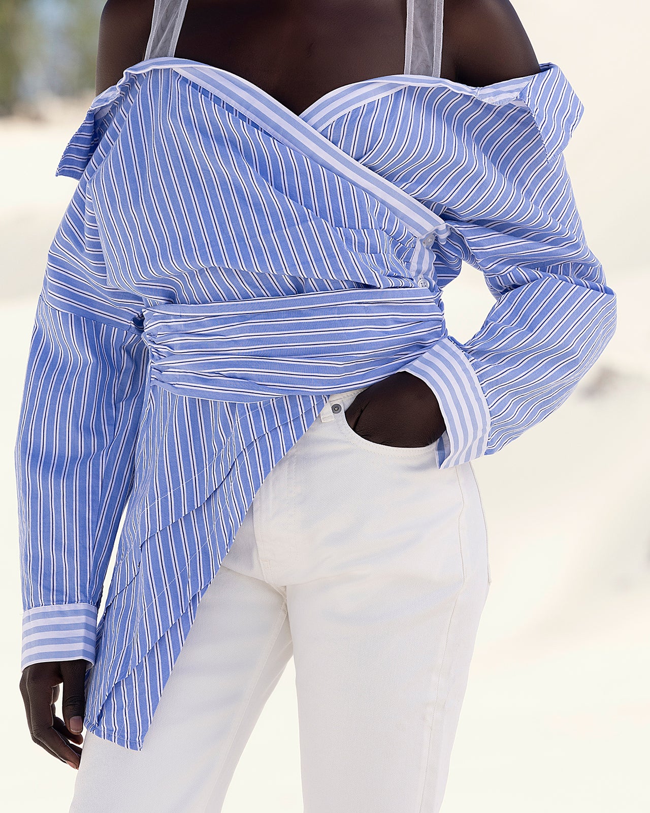 Blouse Philu - Blue - Image 6