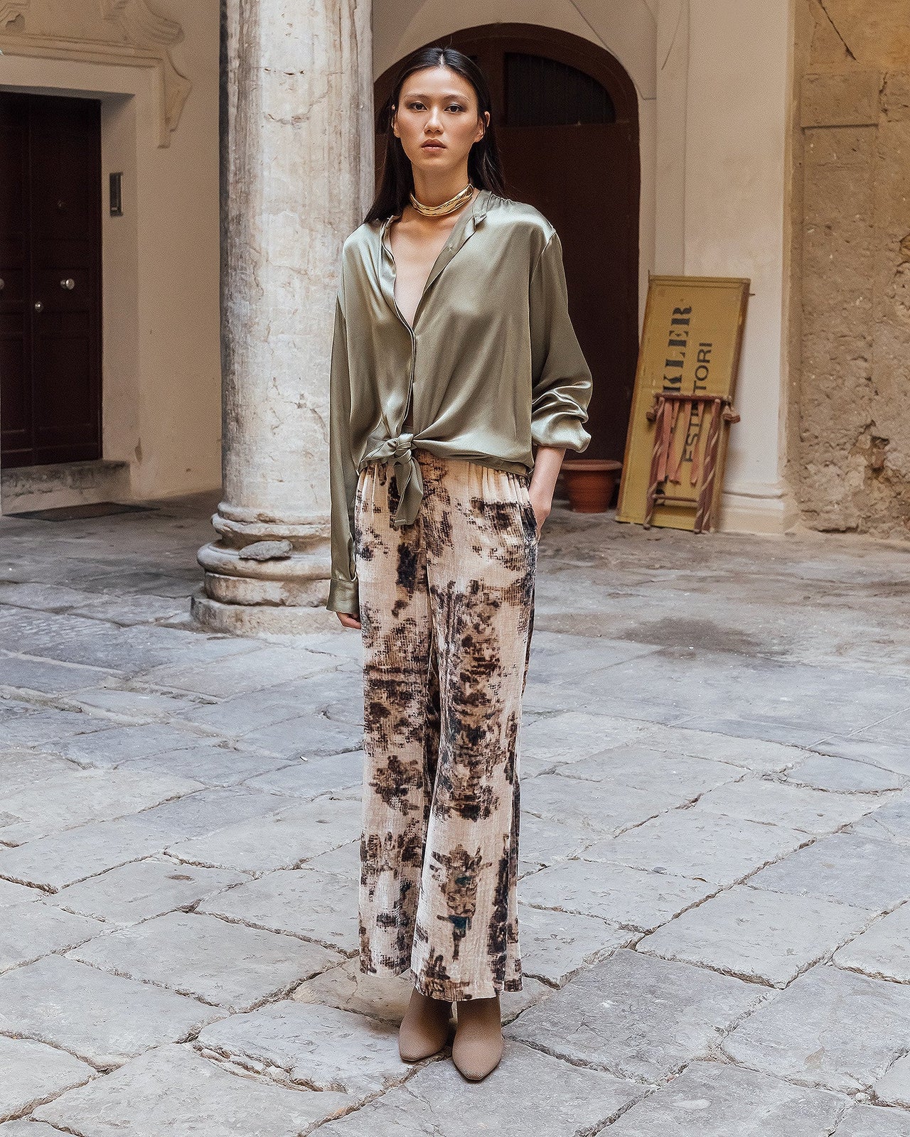 Pantalon Allar  Kaki | Mes Demoiselles Paris - Image 3