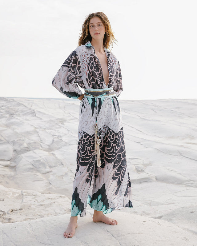 Pantalon Bart  Turquoise | Mes Demoiselles Paris - Image 1