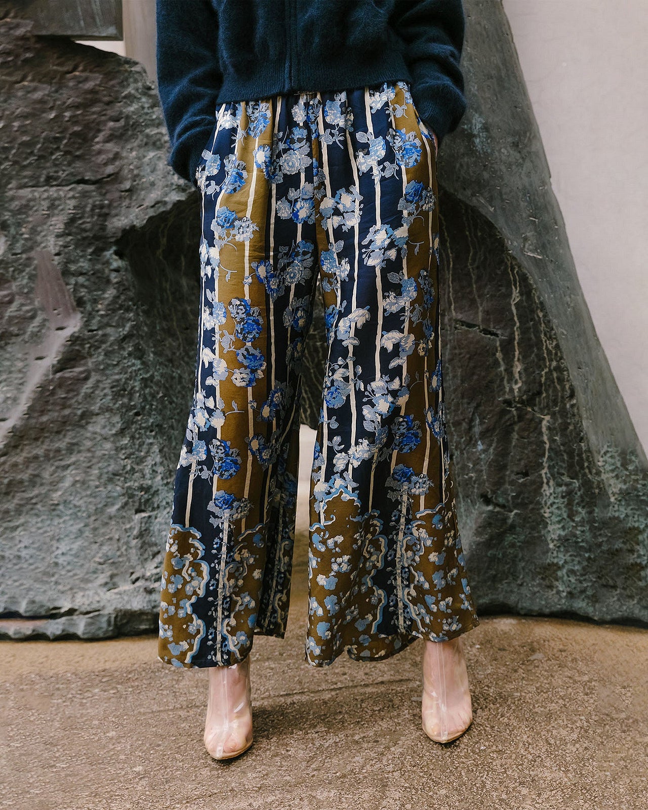 Pantalon Bluebell Bleu imprimé | Mes Demoiselles Paris - Image 3