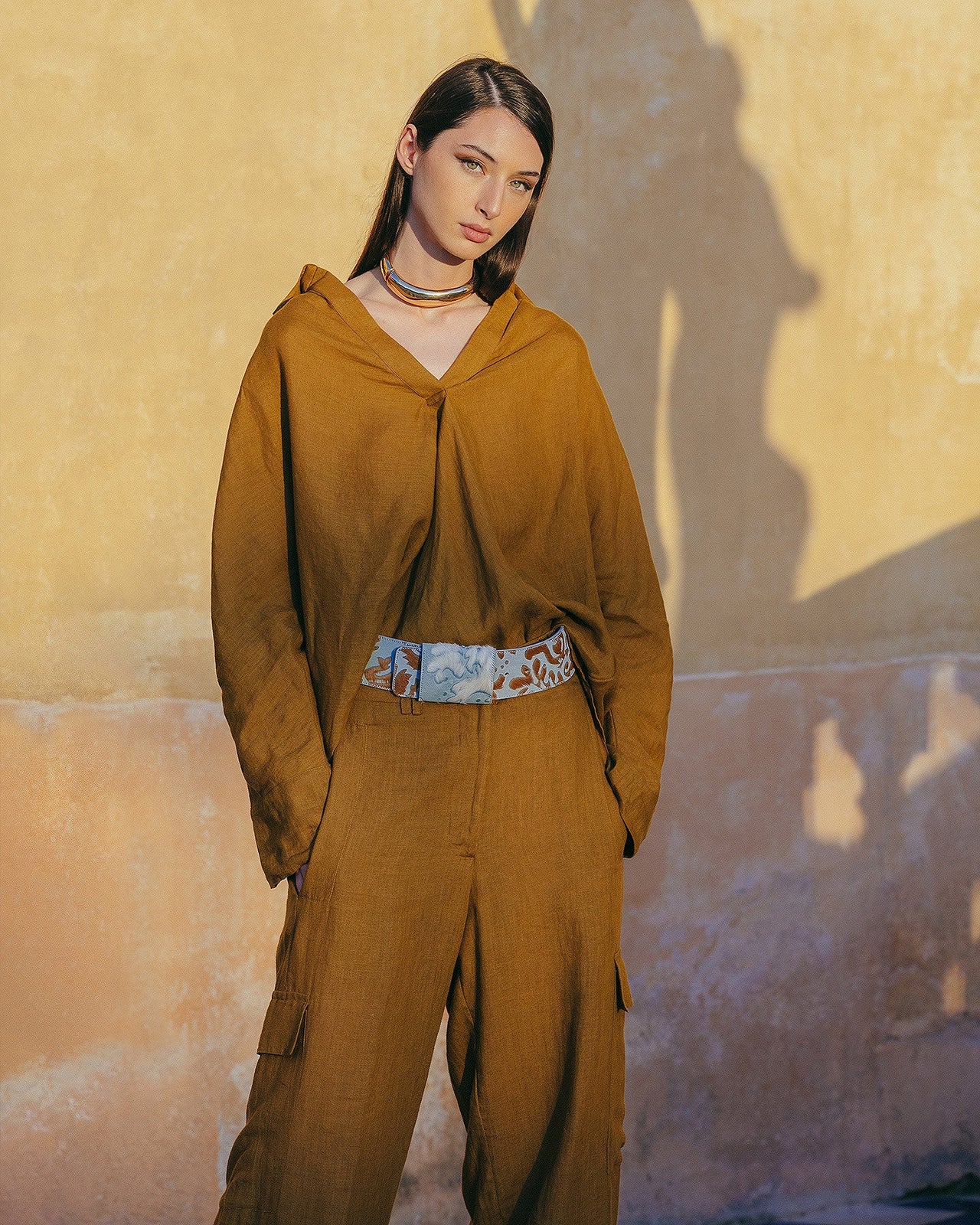 Pantalon Cyr  Bronze | Mes Demoiselles Paris - Image 6