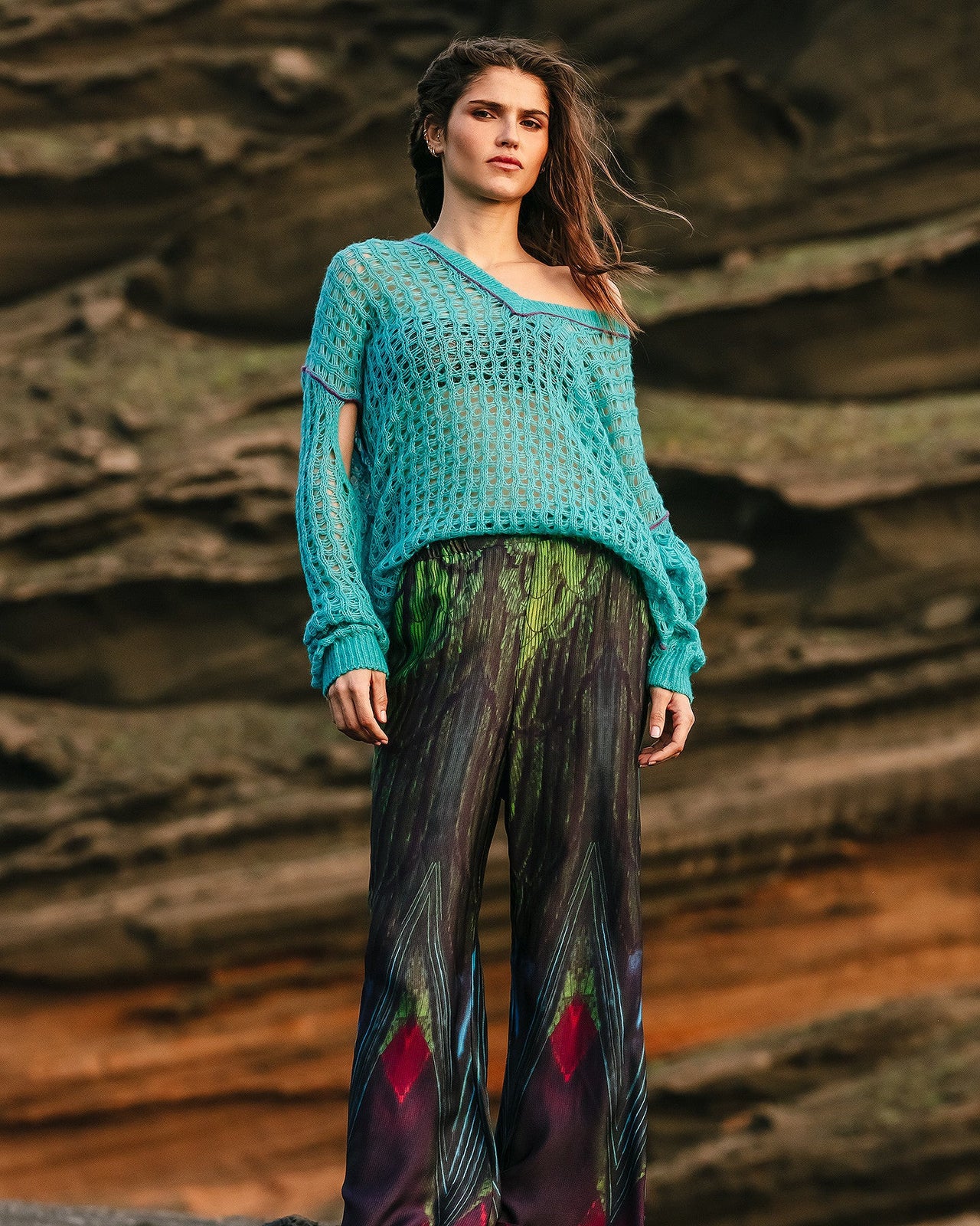 Pantalon Idi Multicolore | Mes Demoiselles Paris - Image 5