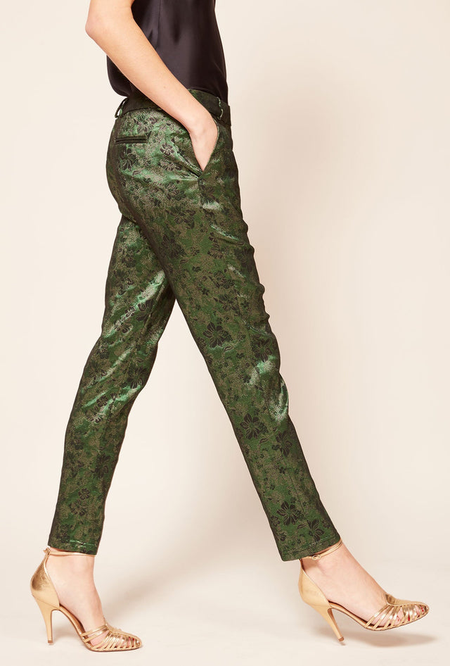 Pantalon Vince Imprimé vert | Mes Demoiselles Paris - Image 3