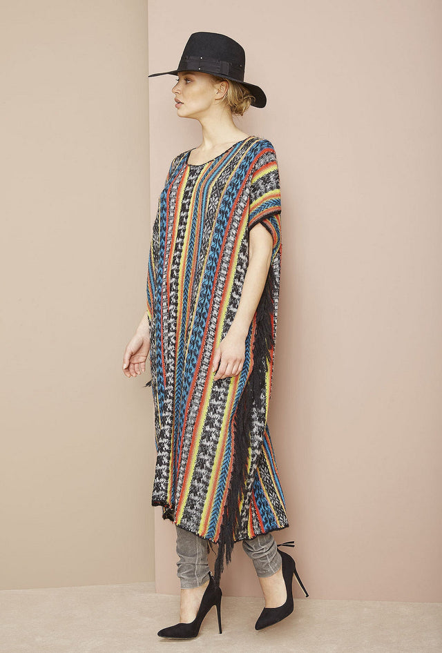 Poncho Guapa Imprimé noir | Mes Demoiselles Paris - Image 2