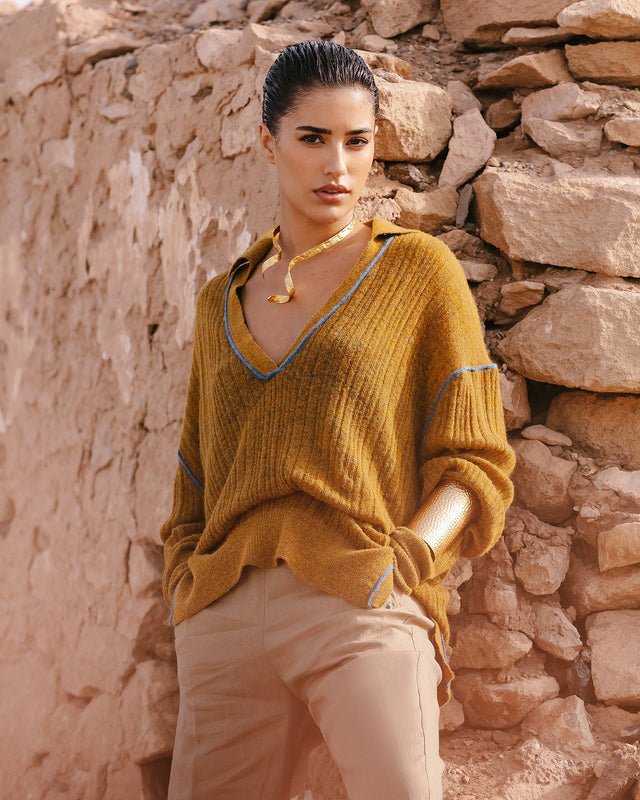 Pull Takuya Jaune | Mes Demoiselles Paris - Image 1