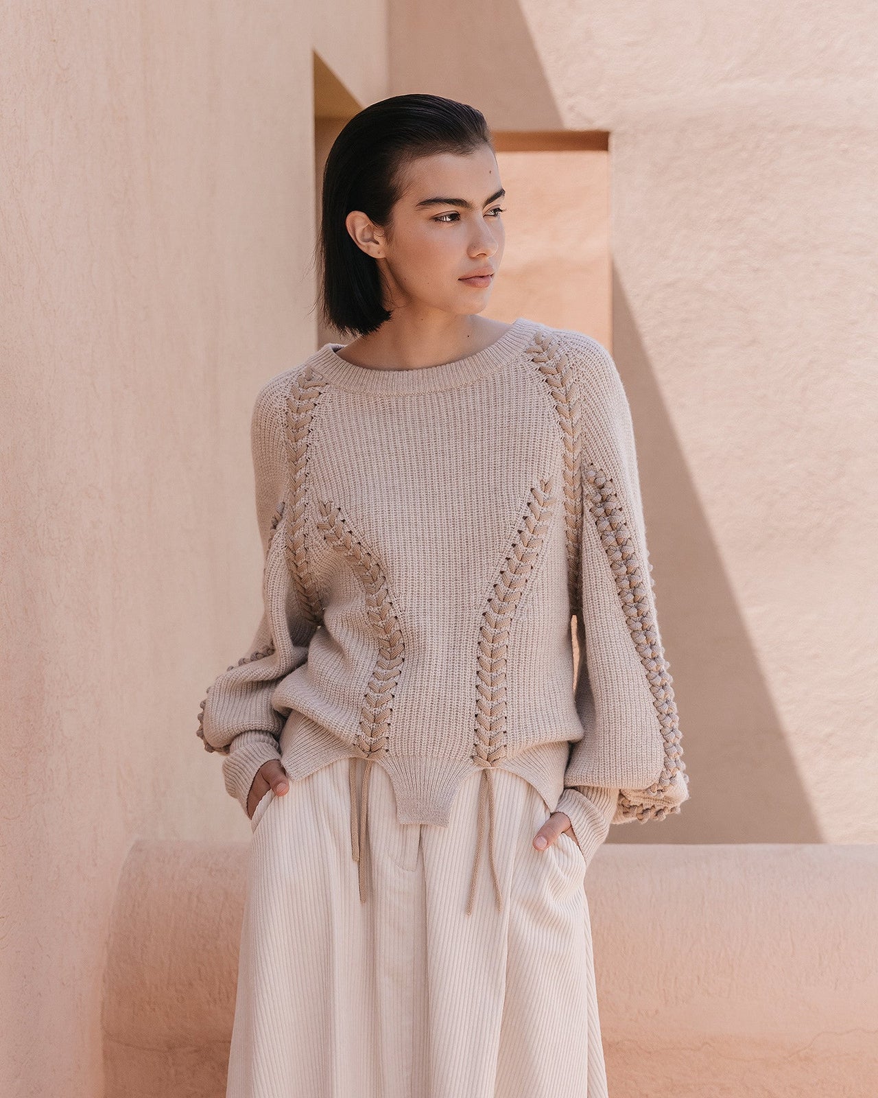Pull Tamami Beige | Mes Demoiselles Paris - Image 1