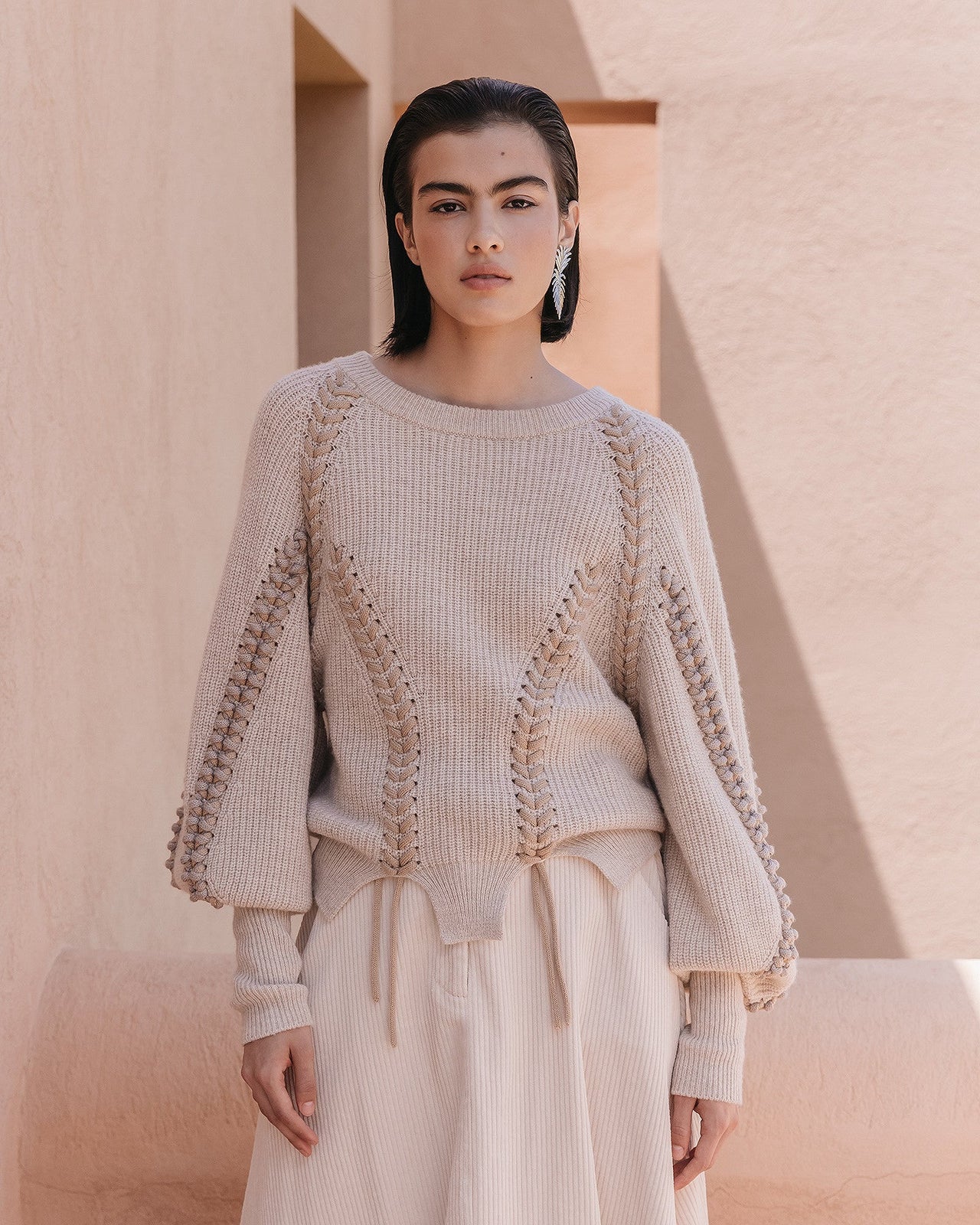 Pull Tamami Beige | Mes Demoiselles Paris - Image 3