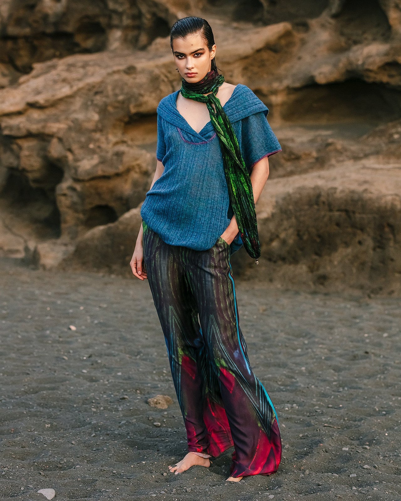 Pull Tatsuya Bleu | Mes Demoiselles Paris - Image 4