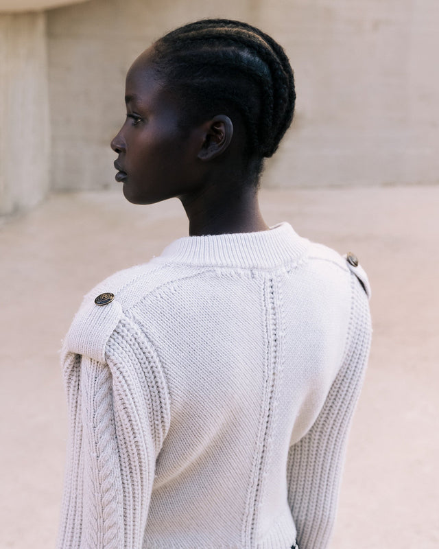 Pull Watson  Grège | Mes Demoiselles Paris - Image 3