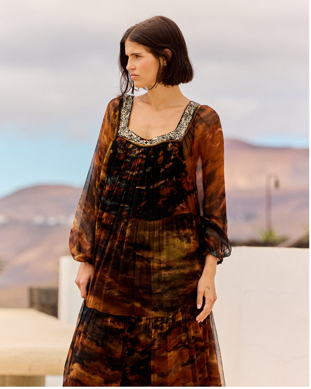 Luith Dress - Red - Image 4