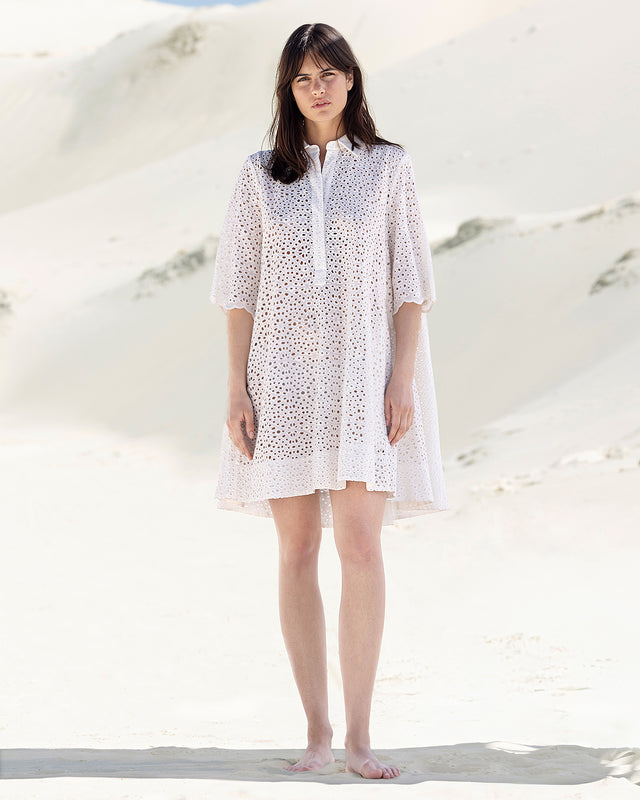 Robe Rose - Blanc - Image 1