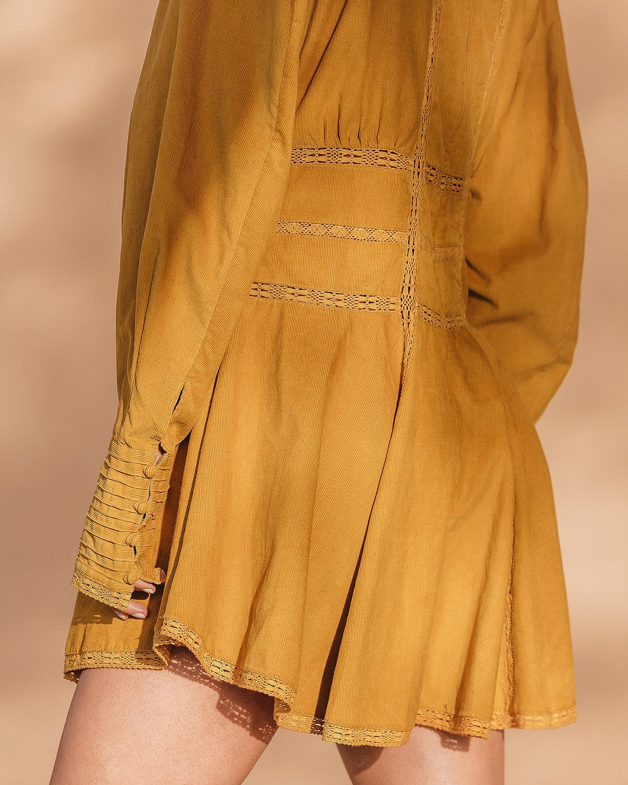 Robe Bella Ocre | Mes Demoiselles Paris - Image 9