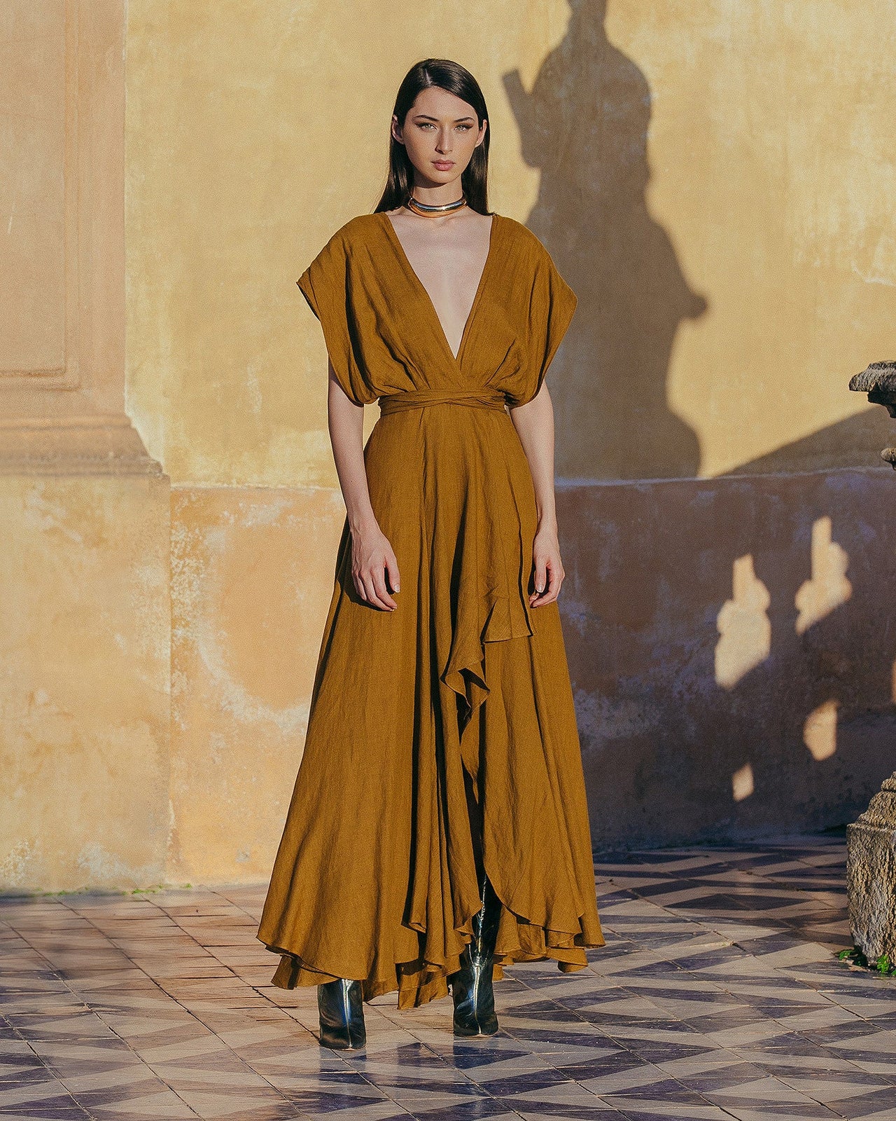Robe Clara  Bronze | Mes Demoiselles Paris - Image 1