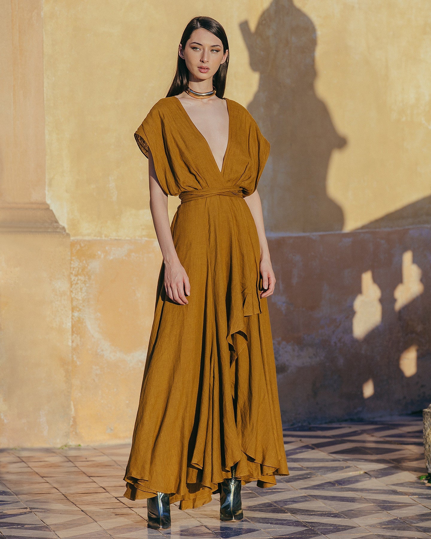 Robe Clara  Bronze | Mes Demoiselles Paris