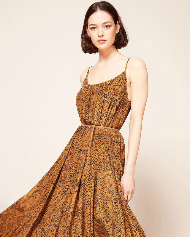 Robe Konda Imprimé ocre | Mes Demoiselles Paris - Image 2