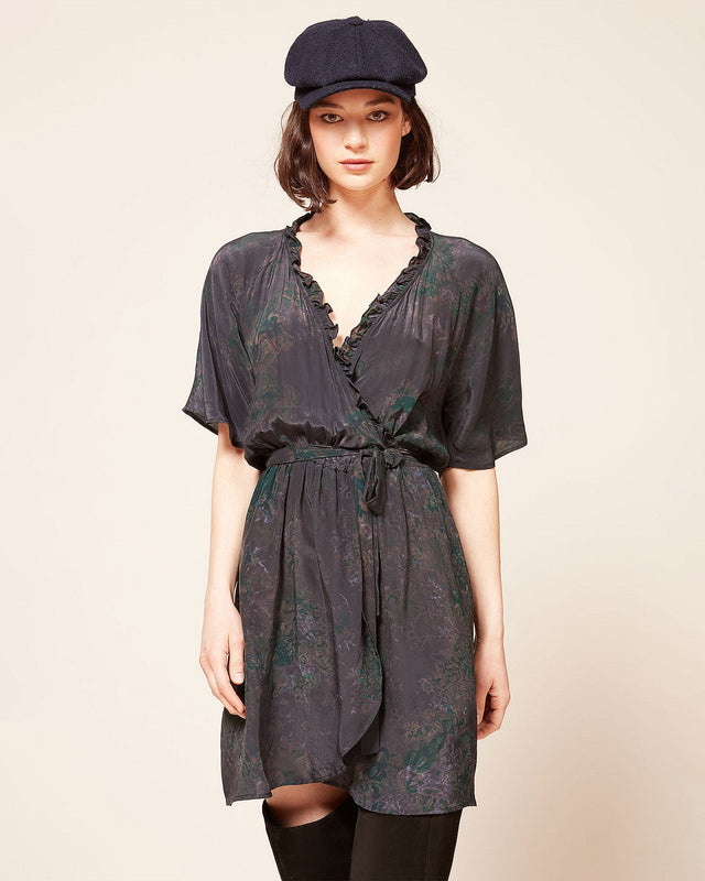 Robe Morganite Imprimé violet | Mes Demoiselles Paris - Image 1