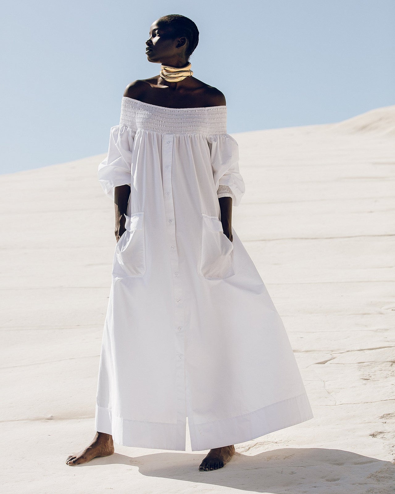 Robe Parimar Blanc | Mes Demoiselles Paris - Image 1