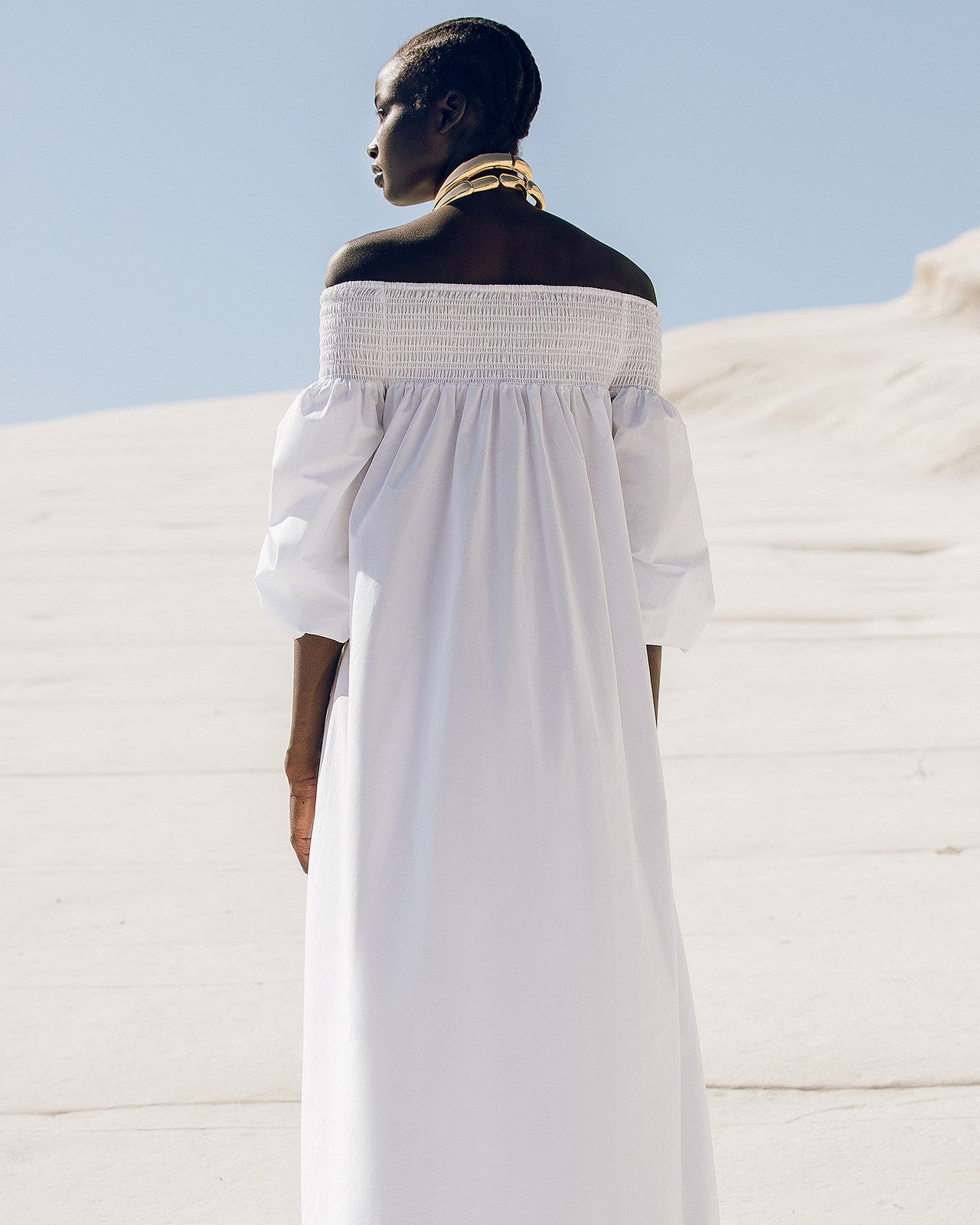 Robe Parimar Blanc | Mes Demoiselles Paris - Image 3