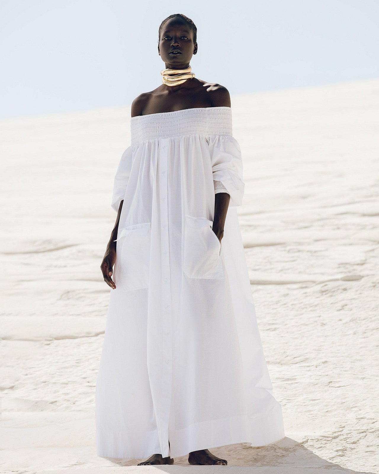 Robe Parimar Blanc | Mes Demoiselles Paris - Image 4