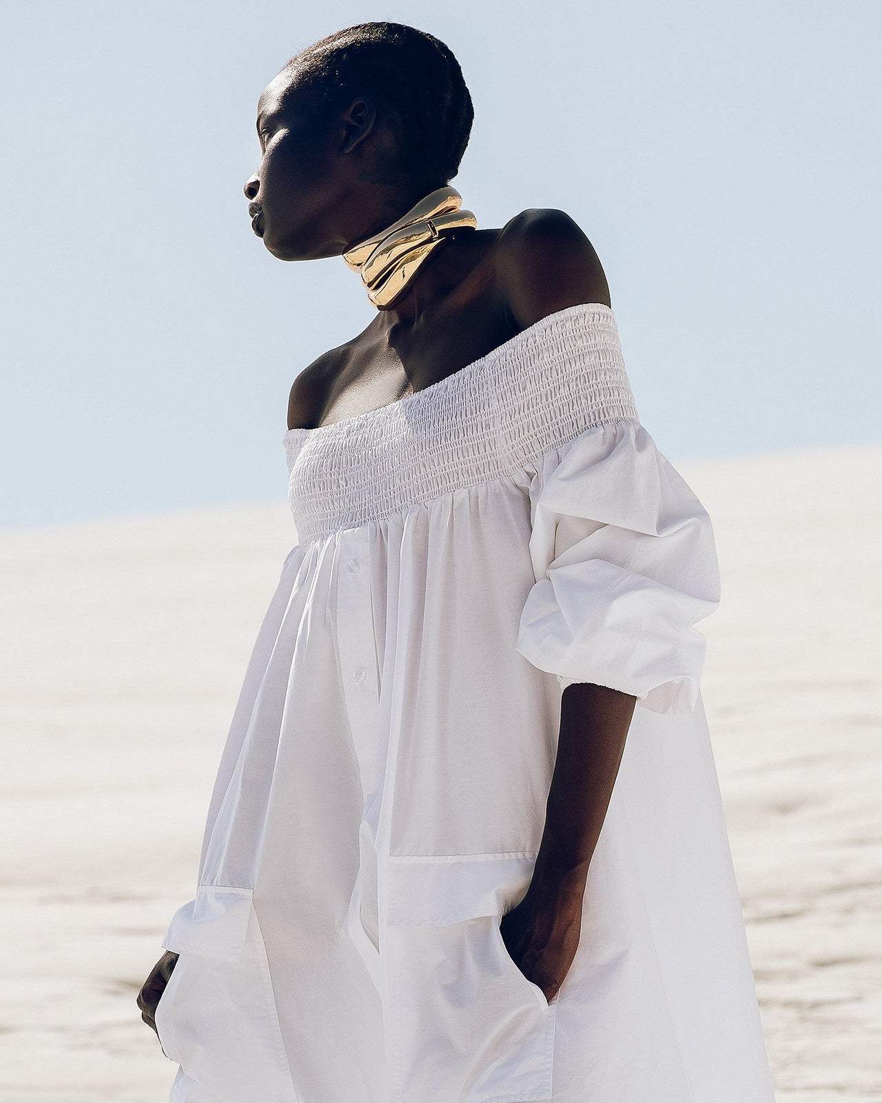 Robe Parimar Blanc | Mes Demoiselles Paris - Image 5