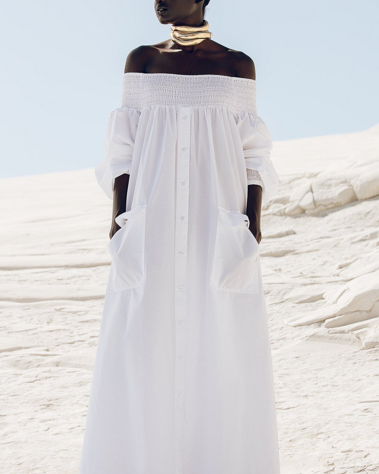 Robe Parimar Blanc | Mes Demoiselles Paris - Image 6