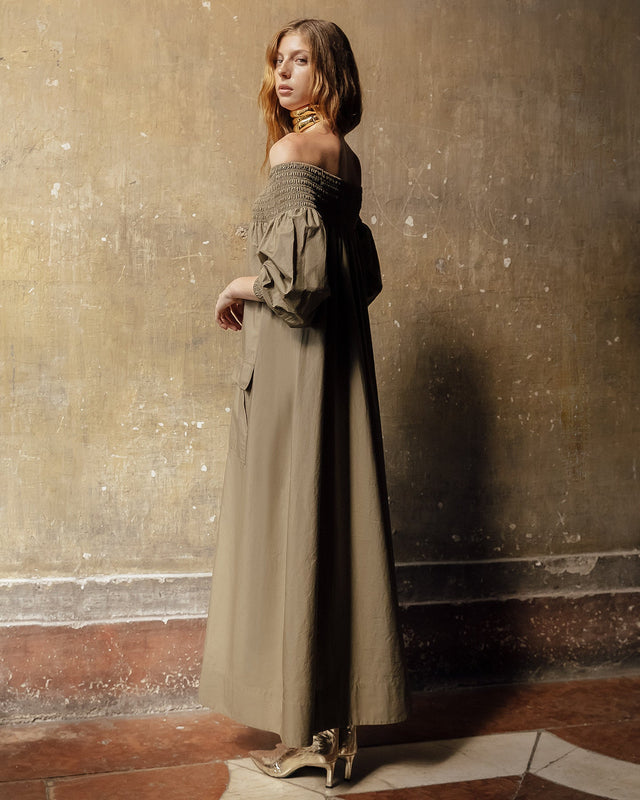 Robe Parimar  Kaki | Mes Demoiselles Paris - Image 1
