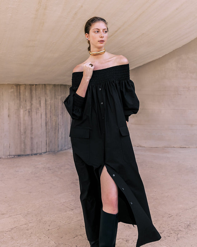 Robe Parimar  Noir | Mes Demoiselles Paris - Image 3