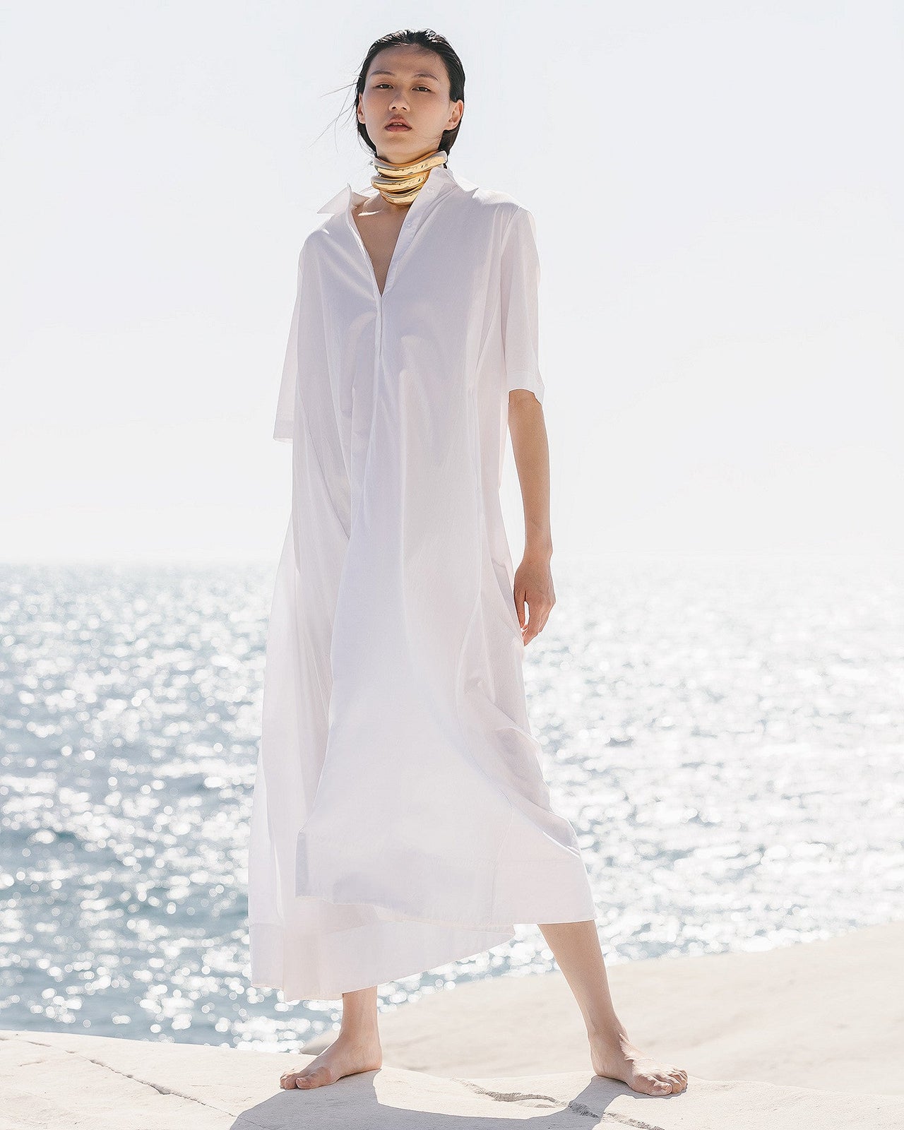 Robe Pierre de soleil Blanc | Mes Demoiselles Paris - Image 4