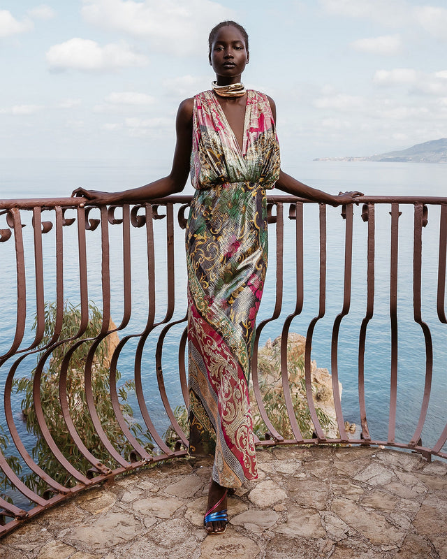 Robe Reva  Imprimé Rose | Mes Demoiselles Paris - Image 1