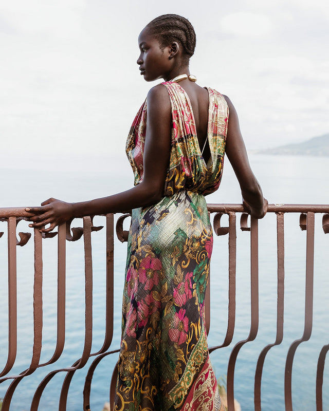 Robe Reva  Imprimé Rose | Mes Demoiselles Paris - Image 2