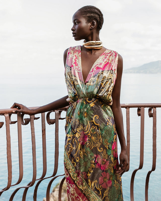 Robe Reva  Imprimé Rose | Mes Demoiselles Paris - Image 3